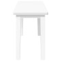 Banco 90 cm madera maciza caucho blanco von , Ess- und Küchenbänke - Ref: Foro24-4102599, Preis: 82,67 €, Rabatt: %