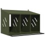 Nido para gallinas con 3 compartimentos de metal verde oliva von , Käfige und Lebensräume für Kleintiere - Ref: Foro24-864345...