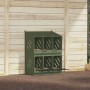 Nido para gallinas con 6 compartimentos de metal verde oliva von , Käfige und Lebensräume für Kleintiere - Ref: Foro24-864351...