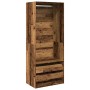 Armario de madera de ingeniería madera envejecida 80x50x200 cm von , Kleiderschränke - Ref: Foro24-3307754, Preis: 136,80 €, ...