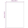Alfombra de pelo largo NAVARRA gris plateado 240x340 cm de , Alfombras - Ref: Foro24-4102860, Precio: 93,11 €, Descuento: %