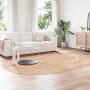 Alfombra peluda de pelo largo NAVARRA beige 300x200cm poliéster