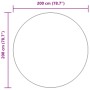 Alfombra peluda de pelo largo NAVARRA crema 200x200cm poliéster von , Teppiche - Ref: Foro24-4102919, Preis: 57,41 €, Rabatt: %
