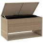 Cojines para exterior beige 100x55x55,5 cm ratán sintético von , Aufbewahrungsboxen für den Außenbereich - Ref: Foro24-410414...