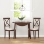 Sillas de comedor con cojines 2 uds madera maciza marrón caucho by , dining chairs - Ref: Foro24-4102401, Price: 116,67 €, Di...