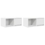 Muebles de TV 2 uds Blanco 60x31x25,5 cm Madera de ingeniería von , TV-Möbel - Ref: Foro24-861437, Preis: 65,82 €, Rabatt: %