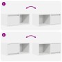 Muebles de TV 2 uds Blanco 60x31x25,5 cm Madera de ingeniería von , TV-Möbel - Ref: Foro24-861437, Preis: 65,82 €, Rabatt: %
