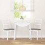 Sillas de comedor con cojines 2uds madera maciza blanco caucho von , Essstühle - Ref: Foro24-4102519, Preis: 132,53 €, Rabatt: %