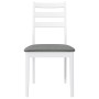 Sillas de comedor con cojines 2uds madera maciza blanco caucho von , Essstühle - Ref: Foro24-4102519, Preis: 132,53 €, Rabatt: %