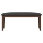 Banco 110 cm madera maciza marrón caucho von , Ess- und Küchenbänke - Ref: Foro24-4102602, Preis: 78,82 €, Rabatt: %
