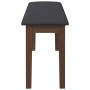 Banco 110 cm madera maciza marrón caucho von , Ess- und Küchenbänke - Ref: Foro24-4102602, Preis: 78,82 €, Rabatt: %