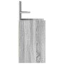 Mesilla de noche con 2 cajones gris Sonoma 38x34x80 cm by , Nightstands - Ref: Foro24-861365, Price: 56,18 €, Discount: %