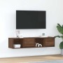 Muebles de TV 2uds Roble marrón 60x31x25,5 cm Madera ingeniería von , TV-Möbel - Ref: Foro24-861449, Preis: 64,86 €, Rabatt: %