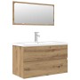 Juego de muebles baño 3 piezas madera ingeniería roble artisan von , Badezimmermöbel - Ref: Foro24-3328940, Preis: 281,64 €, ...
