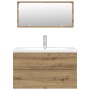 Juego de muebles baño 3 piezas madera ingeniería roble artisan von , Badezimmermöbel - Ref: Foro24-3328940, Preis: 281,64 €, ...