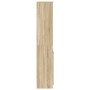 Aparador alto roble Sonoma 50x35x180 cm madera de ingeniería by , Sideboards - Ref: Foro24-3328464, Price: 104,56 €, Discount: %