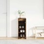 Zapatero roble ahumado 29,5x34x76 cm Madera de ingeniería by , Shoe racks and shoe organizers - Ref: Foro24-861863, Price: 48...