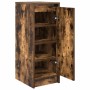 Zapatero roble ahumado 29,5x34x76 cm Madera de ingeniería by , Shoe racks and shoe organizers - Ref: Foro24-861863, Price: 48...