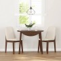 Sillas de comedor con cojines 2 uds madera maciza marrón caucho by , dining chairs - Ref: Foro24-4102443, Price: 159,07 €, Di...