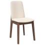 Sillas de comedor con cojines 2 uds madera maciza marrón caucho by , dining chairs - Ref: Foro24-4102443, Price: 159,07 €, Di...