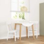 Sillas de comedor 2 unidades madera maciza de caucho blanco by , dining chairs - Ref: Foro24-4102441, Price: 150,34 €, Discou...