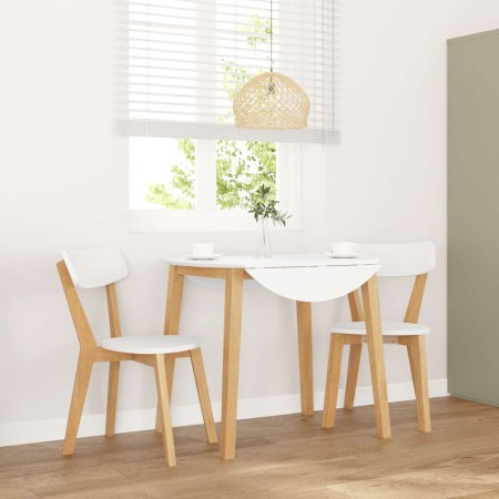 Sillas de comedor 2 unidades madera maciza de caucho by , dining chairs - Ref: Foro24-4102434, Price: 120,62 €, Discount: %