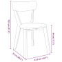 Sillas de comedor 2 unidades madera maciza de caucho by , dining chairs - Ref: Foro24-4102434, Price: 120,62 €, Discount: %