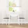 Sillas de comedor con cojines 2uds madera maciza blanco caucho by , dining chairs - Ref: Foro24-4102457, Price: 151,54 €, Dis...
