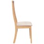 Sillas de comedor con cojines 2 uds madera maciza caucho von , Essstühle - Ref: Foro24-4102455, Preis: 148,87 €, Rabatt: %