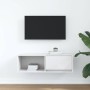 Mueble de TV de madera de ingeniería blanco 80x31x25,5 cm von , TV-Möbel - Ref: Foro24-861454, Preis: 45,02 €, Rabatt: %