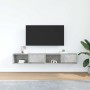 Muebles de TV 2uds madera ingeniería gris hormigón 80x31x25,5cm by , TV Furniture - Ref: Foro24-861461, Price: 71,83 €, Disco...