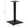 Pata de mesa de bistró negra 41x41x72 cm de hierro fundido von , Tischbeine - Ref: Foro24-325437, Preis: 78,14 €, Rabatt: %