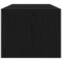 Mueble de TV de madera de roble negro 80x31x25,5 cm de , Muebles TV - Ref: Foro24-861456, Precio: 47,64 €, Descuento: %