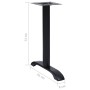Patas para mesa de bistró 2 uds. Hierro fundido negro 61x8x72cm von , Tischbeine - Ref: Foro24-325428, Preis: 103,30 €, Rabat...