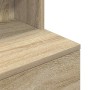Mesilla de noche de roble Sonoma 39x35x125 cm Madera ingeniería de , Mesitas de noche - Ref: Foro24-861312, Precio: 84,48 €, ...
