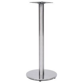 Pata de mesa de bistró acero inoxidable plateado Ø45x107 cm de , Patas para mesas - Ref: Foro24-325440, Precio: 104,30 €, Des...