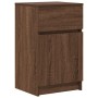 Mesilla de noche roble marrón 39x35x65 cm madera de ingeniería von , Nachttische - Ref: Foro24-861331, Preis: 51,93 €, Rabatt: %