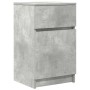 Mesilla de noche gris hormigón 39x35x65 cm madera de ingeniería by , Nightstands - Ref: Foro24-861325, Price: 48,79 €, Discou...