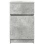 Mesilla de noche gris hormigón 39x35x65 cm madera de ingeniería by , Nightstands - Ref: Foro24-861325, Price: 48,79 €, Discou...