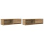Muebles para TV 2 uds madera roble artisan 100x31x25,5 cm von , TV-Möbel - Ref: Foro24-861489, Preis: 91,16 €, Rabatt: %