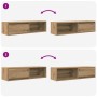 Muebles para TV 2 uds madera roble artisan 100x31x25,5 cm von , TV-Möbel - Ref: Foro24-861489, Preis: 91,16 €, Rabatt: %