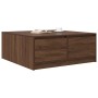 Mesa de centro con cajones roble marrón 100x100x40 cm by , Coffee table - Ref: Foro24-3328405, Price: 172,45 €, Discount: %