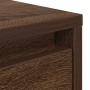 Mesa de centro con cajones roble marrón 100x100x40 cm by , Coffee table - Ref: Foro24-3328405, Price: 172,45 €, Discount: %