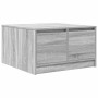 Mesa de centro con cajones Sonoma gris 70,5x70x40 cm by , Coffee table - Ref: Foro24-3328413, Price: 100,62 €, Discount: %