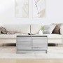 Mesa de centro con cajones Sonoma gris 70,5x70x40 cm by , Coffee table - Ref: Foro24-3328413, Price: 100,62 €, Discount: %