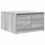 Mesa de centro con cajones Sonoma gris 70,5x70x40 cm by , Coffee table - Ref: Foro24-3328413, Price: 100,62 €, Discount: %