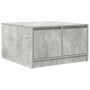 Mesa de centro con cajones gris hormigón 70,5x70x40 cm by , Coffee table - Ref: Foro24-3328411, Price: 97,37 €, Discount: %