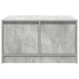 Mesa de centro con cajones gris hormigón 70,5x70x40 cm by , Coffee table - Ref: Foro24-3328411, Price: 97,37 €, Discount: %