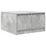 Mesa de centro con cajones gris hormigón 70,5x70x40 cm by , Coffee table - Ref: Foro24-3328411, Price: 97,37 €, Discount: %