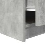Mesa de centro con cajones gris hormigón 70,5x70x40 cm by , Coffee table - Ref: Foro24-3328411, Price: 97,37 €, Discount: %